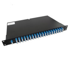 Single Fiber 16 Channel (1 input 16 output ) DWDM MUX DEMUX Rack mount 100GHz ITU Grid Dense Wavelength Division Multiplexer